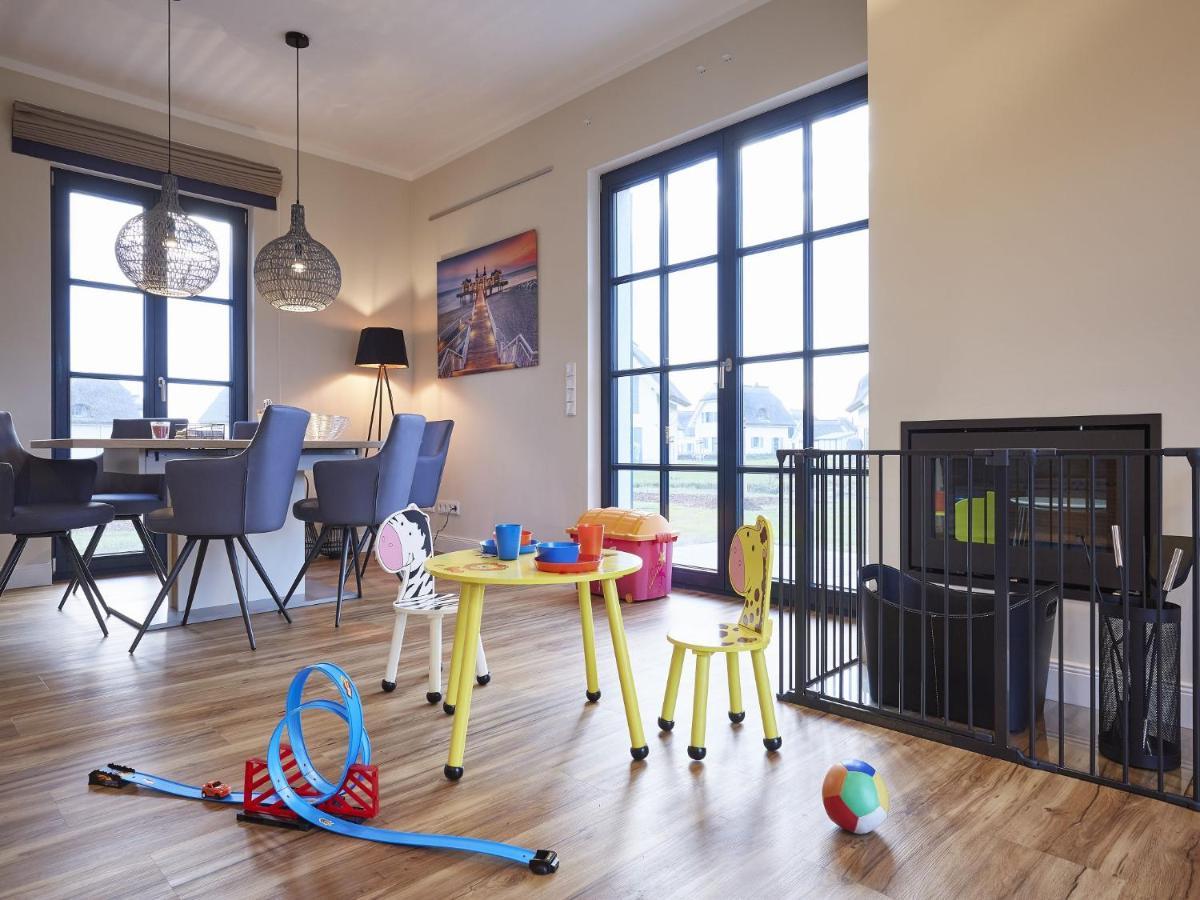 Premium Reetdachvilla mit 3 Schlafzimmern, Sauna und Kamin F05 Dranske Exterior foto
