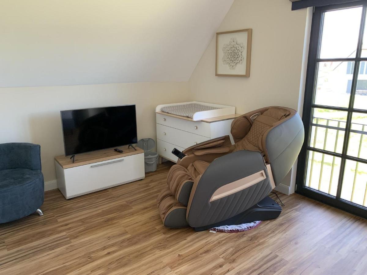 Premium Reetdachvilla mit 3 Schlafzimmern, Sauna und Kamin F05 Dranske Exterior foto