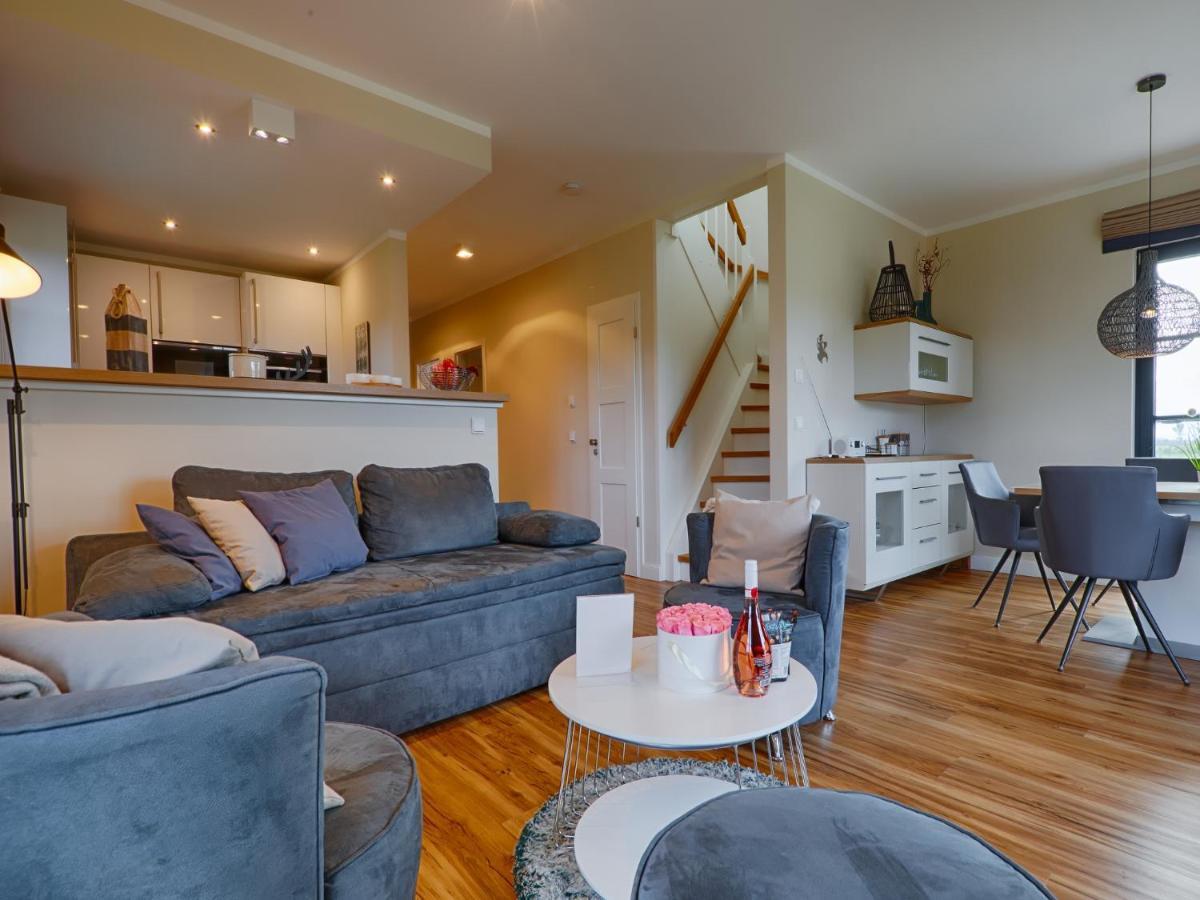 Premium Reetdachvilla mit 3 Schlafzimmern, Sauna und Kamin F05 Dranske Exterior foto